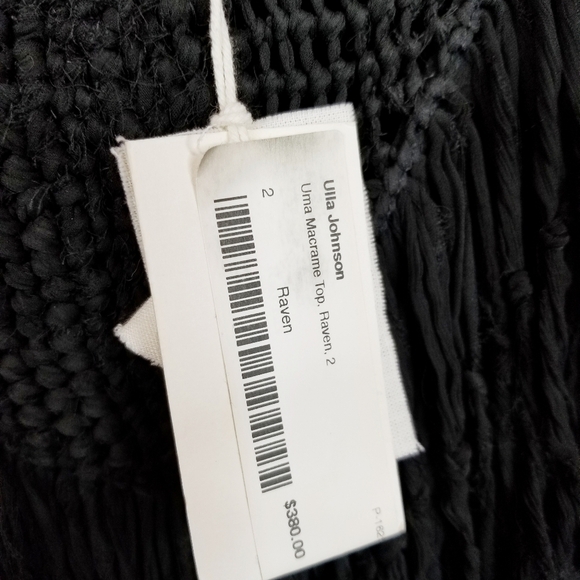 Ulla Johnson Uma Macrame Silk Top NWT - Picture 9 of 9